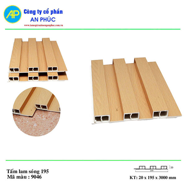 Tấm 3 sóng cao An Phúc 195x20x30003300